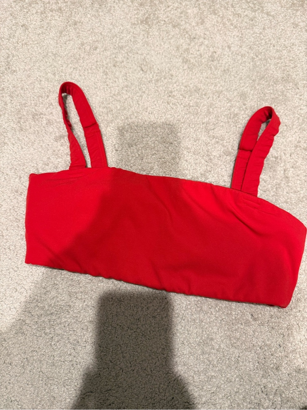 Everyday Red Square Sports Bra with Supportive Straps